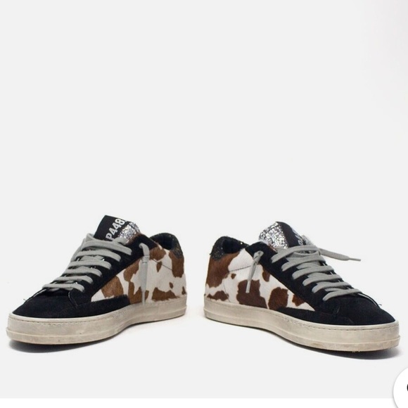 P448 John Brown Mixed Media Glitter giraffe print size 38 - Picture 3 of 5